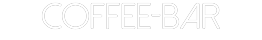 Individuelles Neon: Coffee-Bar