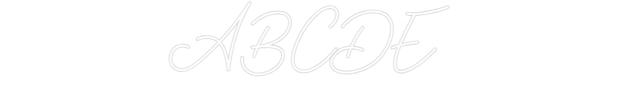 Individuelles Neon: ABCDE