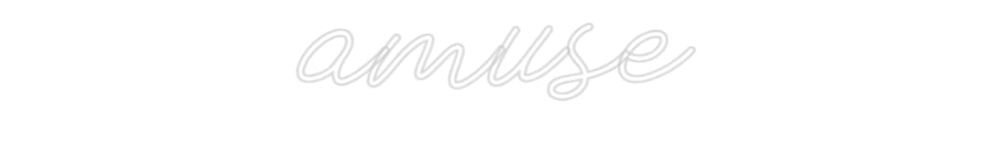 Individuelles Neon: amuse