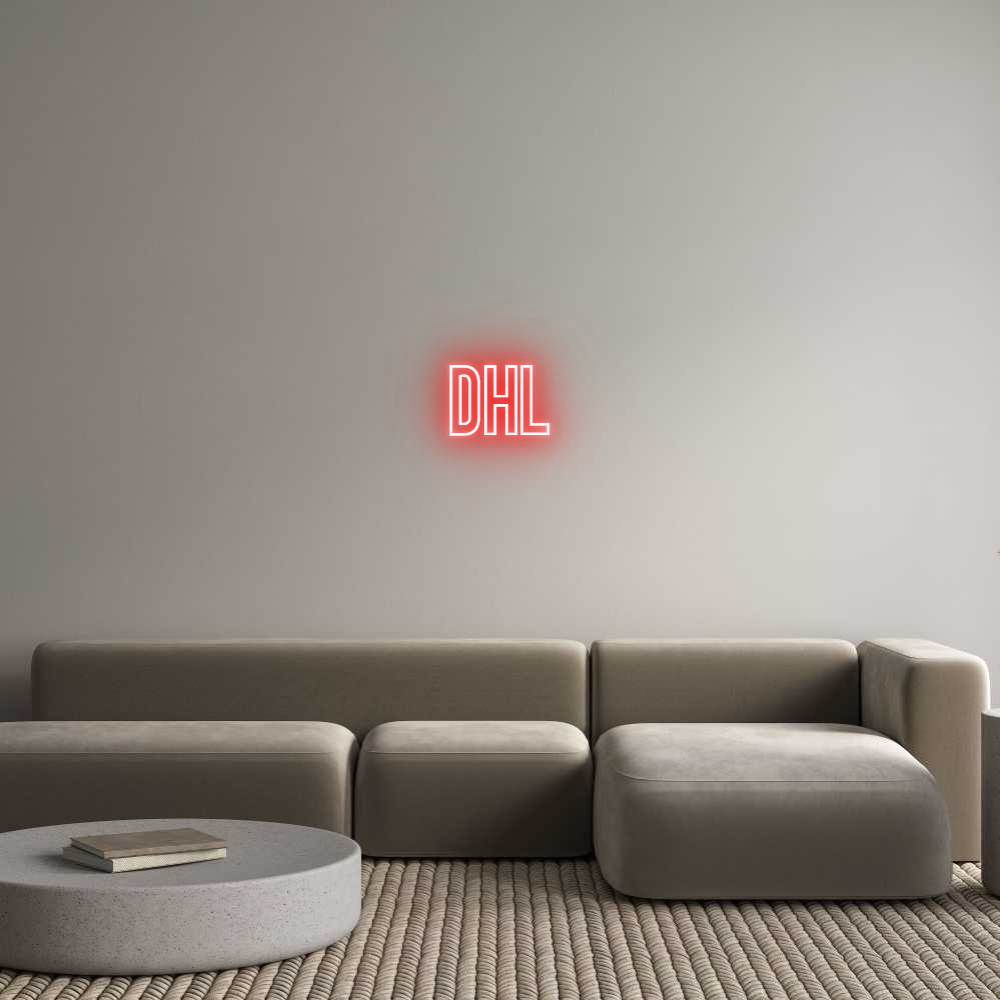 Individuelles Neon: DHL