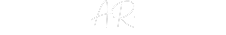 Individuelles Neon: A.R.