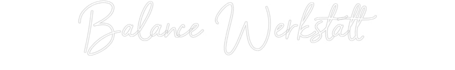 Individuelles Neon: Balance Werks...