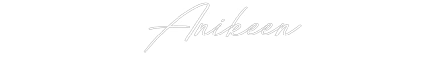 Individuelles Neon: Anikeen
