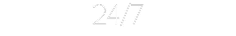 Individuelles Neon: 24/7