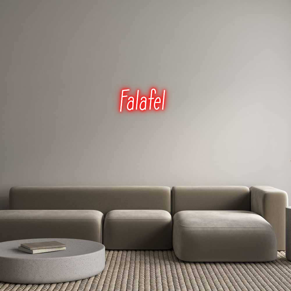 Individuelles Neon: Falafel
