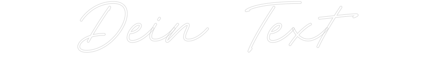 Individuelles Neon: Dein Text