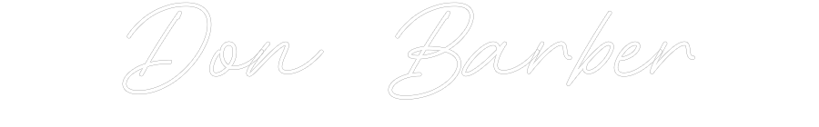 Individuelles Neon: Don Barber