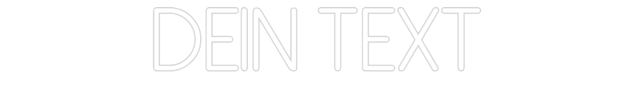 Individuelles Neon: Dein Text