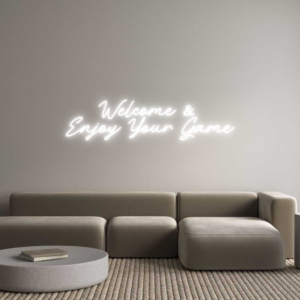 Individuelles Neon: Welcome &
En...