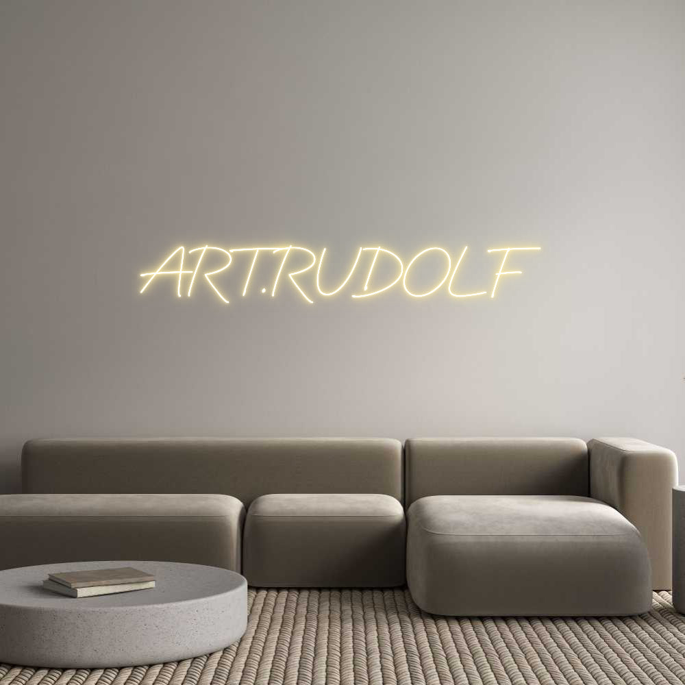 Individuelles Neon: ART.RUDOLF