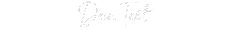 Individuelles Neon: Dein Text