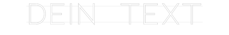 Individuelles Neon: Dein Text