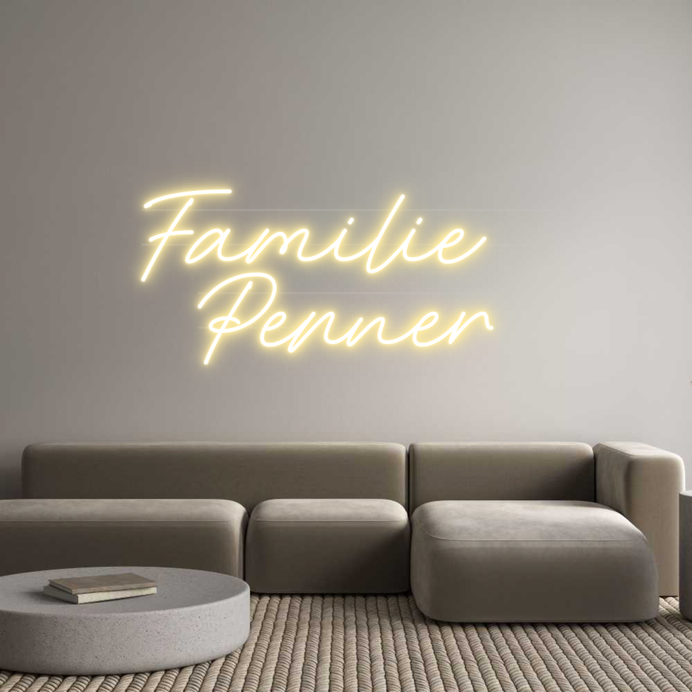 Individuelles Neon: Familie
Pen...