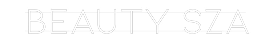 Individuelles Neon: Beauty Sza