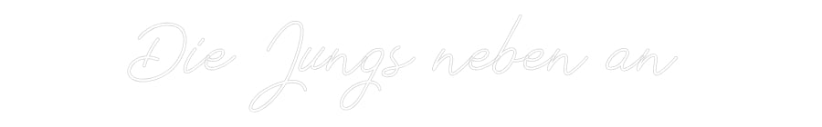 Individuelles Neon: Die Jungs neb...