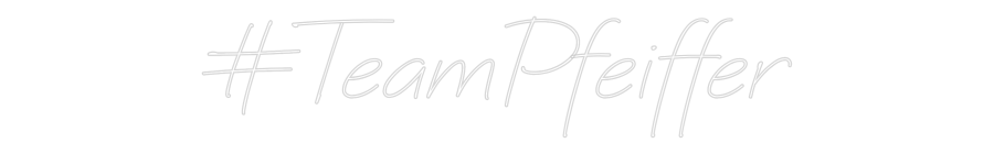 Individuelles Neon: #TeamPfeiffer