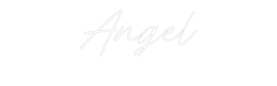 Individuelles Neon: Angel