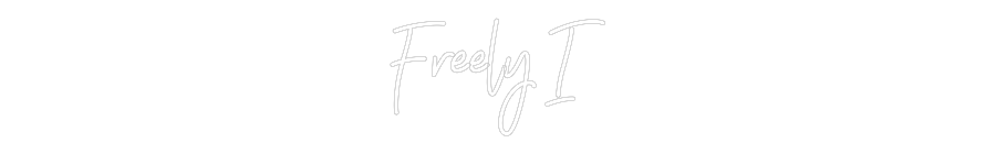 Individuelles Neon: Freely I