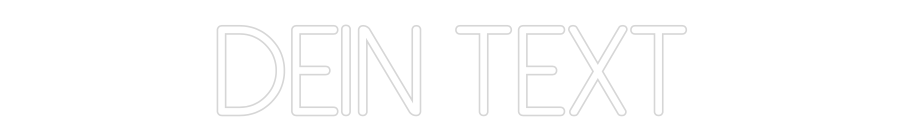 Individuelles Neon: Dein Text