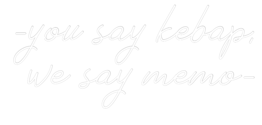Individuelles Neon: -you say keba...