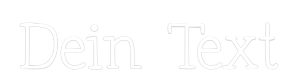 Individuelles Neon: Dein Text
