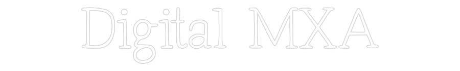 Individuelles Neon: Digital MXA