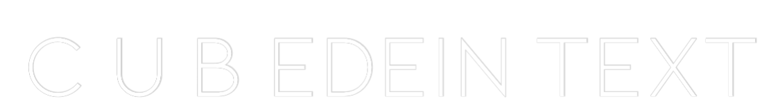 Individuelles Neon: C U B EDein T...