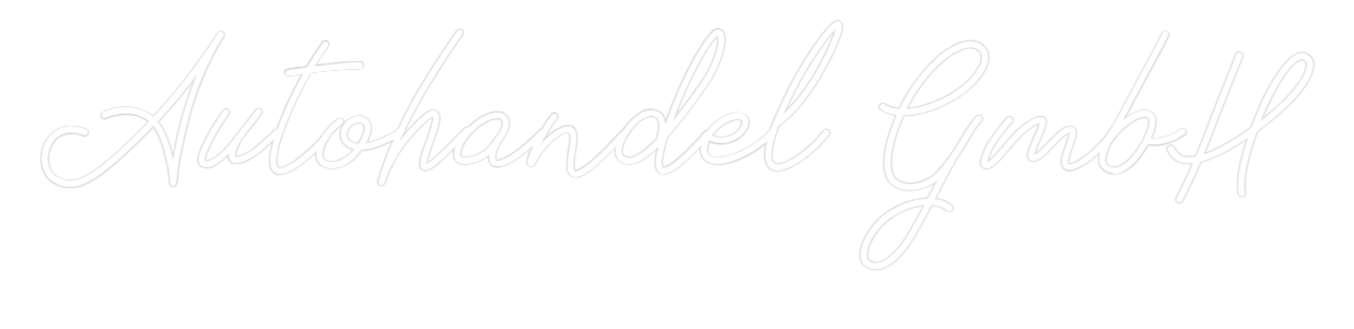 Individuelles Neon: Autohandel GmbH