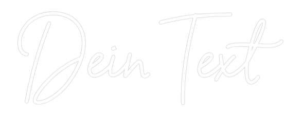 Individuelles Neon: Dein Text