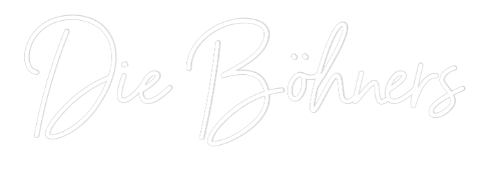 Individuelles Neon: Die Böhners