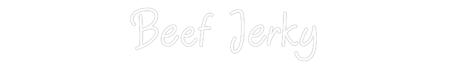 Individuelles Neon: Beef Jerky