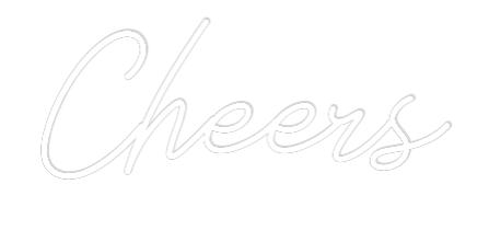 Individuelles Neon: Cheers