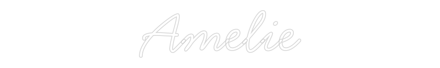 Individuelles Neon: Amelie