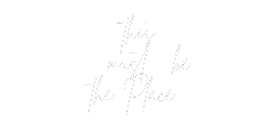 Individuelles Neon: this
...