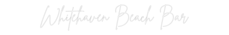 Individuelles Neon: Whitehaven Be...