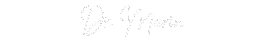 Individuelles Neon: Dr. Marin