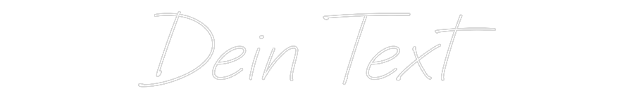 Individuelles Neon: Dein Text