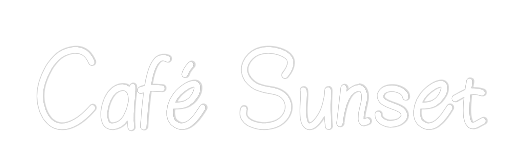 Individuelles Neon: Café Sunset