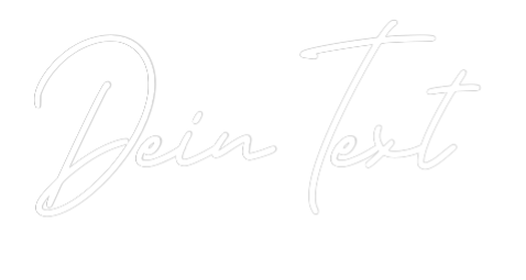 Individuelles Neon: Dein Text