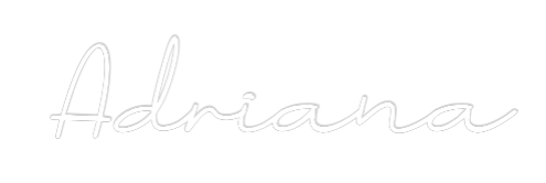 Individuelles Neon: Adriana