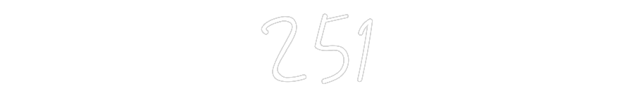 Individuelles Neon: 251