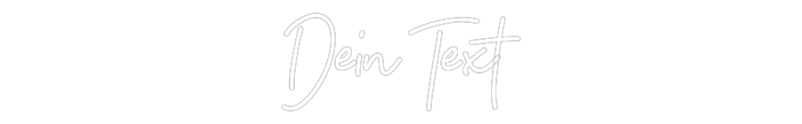 Individuelles Neon: Dein Text