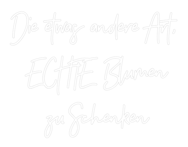 Individuelles Neon: Die etwas and...