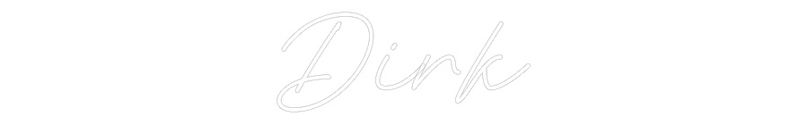 Individuelles Neon: Dirk
