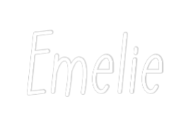Individuelles Neon: Emelie