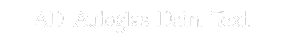 Individuelles Neon: AD Autoglas D...