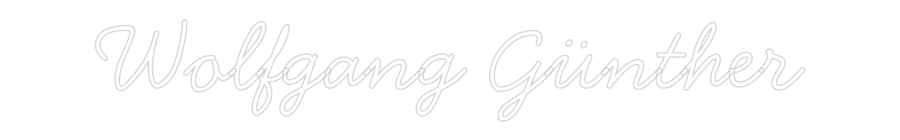 Individuelles Neon: Wolfgang Günt...
