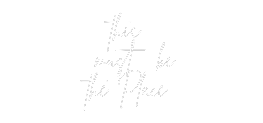 Individuelles Neon: this
m...