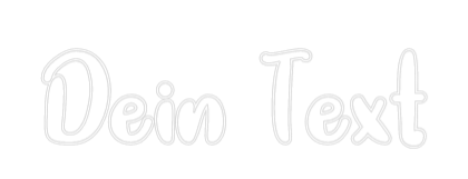 Individuelles Neon: Dein Text