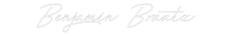 Individuelles Neon: Benjamin Braatz